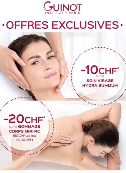 Juin en Beaut&eacute; chez Guinot Lausanne